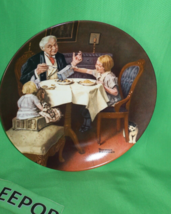 Norman Rockwell Knowles The Gourmet Collector Plate Ninth Edition 1985 L... - £19.77 GBP