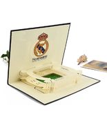 Real Madrid C.F Pop-up 3d Sport Greeting Card Stadium - $13.78 - $17.58