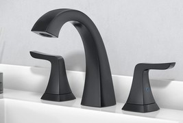 Bathroom Sink Faucet, Black Bathroom Faucets, Widespread Bathroom Faucet For - £62.28 GBP