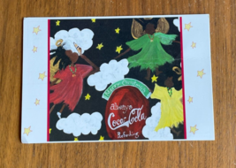 Coca Cola Christmas Angels Postcard Continental Size Postcard - £7.86 GBP