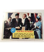 VTG 1963 Popsicle Space Card #47 JFK president Kennedy &amp; Astronaut Glenn... - £21.48 GBP