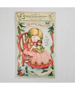 Vintage Hallmark Holiday Puzzle Greeting -To a Real Little Doll SEALED 7... - $12.99