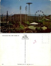 New York(NY) NYC Coney Island Steeplechase Park Ferris Wheel Vintage Postcard - £7.50 GBP