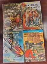 Hardy Boys 4 Lot nos.34, 35, 37, 39 Mystery of the Chinese Junk hc ~ Skeleton... - £48.55 GBP