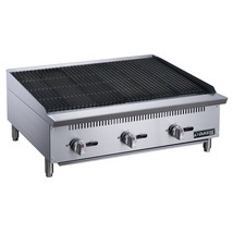 36&quot;  3-Burner Commercial Charboiler  in Stainless Steel  with 4  legs (D0102HXZ7 - £1,372.33 GBP