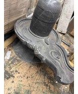 Shiva Lingam Shivling Statue - Black Stone Marble Handmade Hindu Worship - $2,999.00