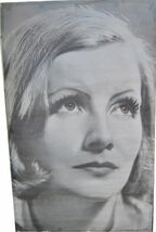 Greta Garbo Vintage 1960s B&amp;W Movie Trilby Authentic Original Poster - $29.05