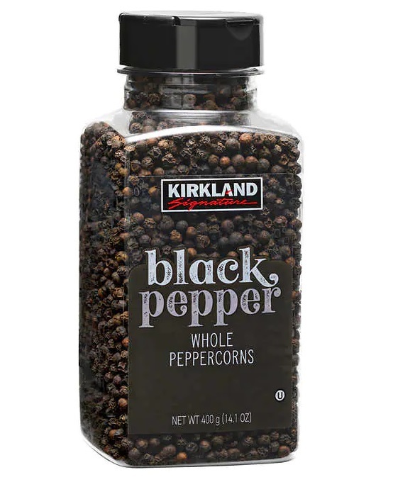 Kirkland Signature Whole Black Pepper Peppercorn 14.1 oz - $14.87