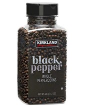 Kirkland Signature Whole Black Pepper Peppercorn 14.1 oz - £11.66 GBP