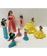 Disney Mixed Lot 8 Princess Figures Beauty Jasmine Snow White Cinderella... - £14.54 GBP