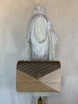 NWT Tory Burch Kira Chevron Mixed Material Colorblock Convertible Bag $558 - £445.95 GBP