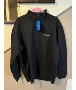 NWT Columbia Men&#39;s Hart Mountain II Half Zip Sweatshirt, Size XL, Black - $34.65