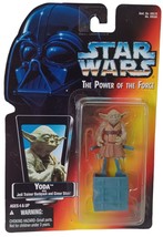 Star Wars Yoda Power of the Force POTF Red Carded Kenner 3.75 Inch Action Figure - $11.83