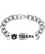 Auburn Tigers Logo ID 8.5&quot; Bracelet - $97.99