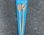 Fred Mix Stix Drumstick Spoons Beechwood 13&quot; Food Safe Make Music While ... - £14.39 GBP