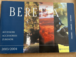 BERETTA 2003 / 2004 ACCESSORIES CATALOG - $148.83 MXN
