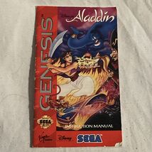 Aladdin Sega Genesis Instruction Manual Booklet ONLY Aladin Alladdin - $9.85
