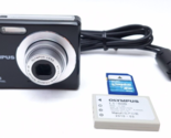 Olympus X-36 12MP Digital Camera - Tested w/ Battery/ 2GB Disk TESTED - £42.60 GBP