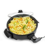 Brentwood Appliances SK67BK 12-Inch Round Nonstick Electric Skillet with... - $67.82 CAD
