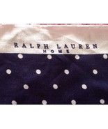 Ralph Lauren Home 100% Linen Little Jeanne Polka Dot Navy Blue Fabric 31... - £2,389.40 GBP