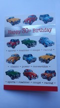 Happy 30th Birthday sports roadster coupe racing classic convertible Regent - £2.35 GBP