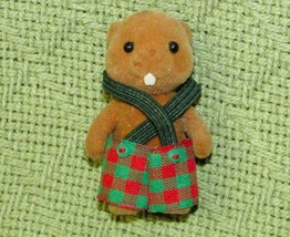 1985 Sylvanian Families Beaver Brother Vintage Made In Taiwan Calico Critters - £12.79 GBP