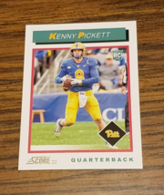 2022 Score Kenny Pickett 92 Throwback Rookie #TB1 Pittsburgh Steelers RC NFL A10 - £1.54 GBP