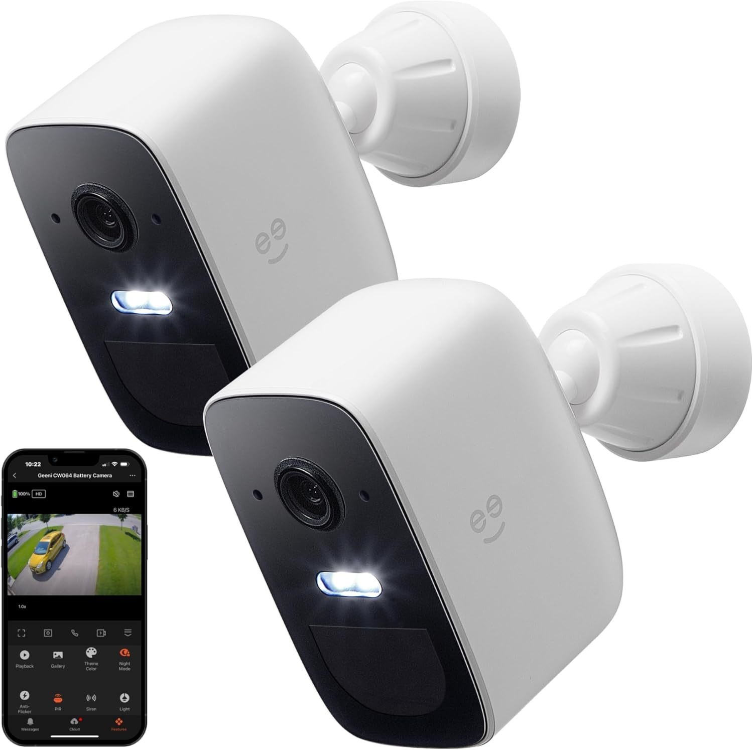Geeni Freebird 2 Smart Battery-Powered Wireless Outdoor Camera – 1080P Hd, - $116.98