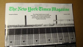 NEW YORK TIMES MAGAZINE - COLLEGE FOOTBALL PANDEMIC - TRUMP JANUARY 3 2021 - $36.59 MXN