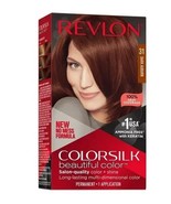 Revlon ColorSilk Beautiful Color ~ 31 Dark Auburn ~ Permanent Hair Dye - $28.06 CAD