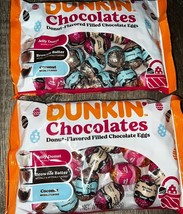Dunkin Donuts ~ 2-Bags Donut Flavored Filled Chocolate Eggs 9 oz ~ 10/2024 - £17.27 GBP