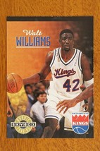 1992-93 Skybox Walt Williams Rookie Basketball Card #396 Sacramento Kings - £5.49 GBP