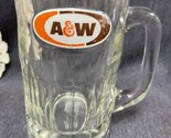 A &amp; W Root Beer 5 3/4” Mug Heavy Glass W Dimples &amp; Columns - $7.92