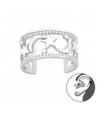 Moon star sterling silver ear cuff - €12,16 EUR
