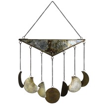 Glass And Metal Moon Phase Wall Hanging - £57.91 GBP