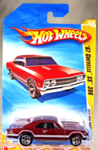 2010 Hot Wheels #44 New Models 44/44 &#39;67 CHEVELLE SS 396 Maroon Variant w/5 Sp - £8.22 GBP