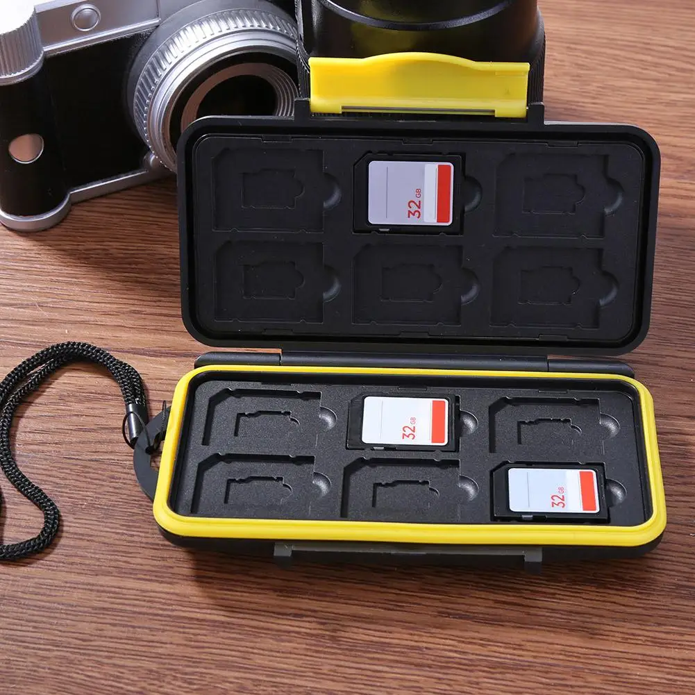 Multi-grid Waterproof Memory Card Case MiSD Card Holder Protector Storage Box Ca - £47.66 GBP