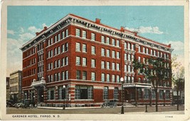 Gardner Hotel, Fargo, North Dakota, vintage postcard - £9.42 GBP