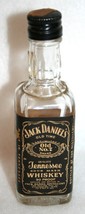 Vintage Jack Daniels Glass Mini Liquor Whiskey Bottle Empty Tennessee Tax Stamp - £19.45 GBP