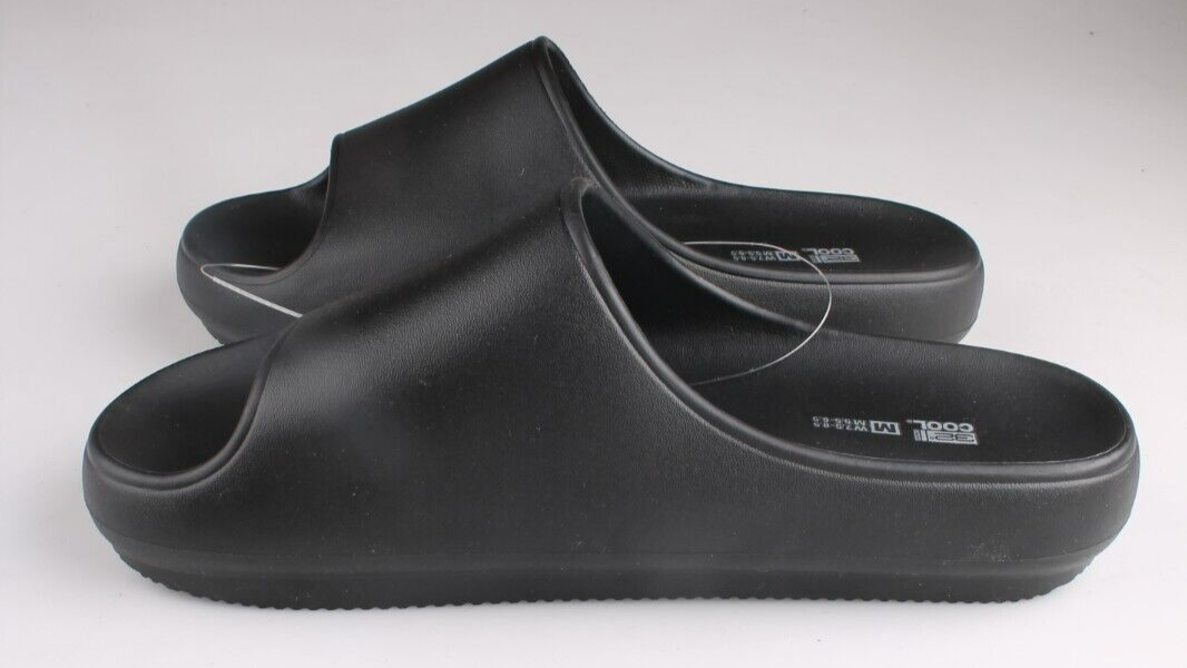32 Grad Cool Unisex Damen Herren Schwarze Polster Slide Sandale NIB Item image 5