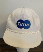 Vintage Cirrus Trucker Hat Rope WHITE Adjustable Sportcap SUPREME - £29.88 GBP
