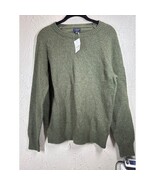 J.Crew Marled Olive Green Lambswool Blend Sweater Men&#39;s Size Small NWT - $56.18 CAD