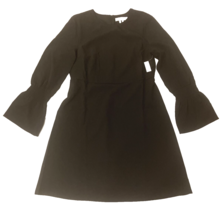 Lark &amp; Ro Dress Womens Size 12 Black Bell Sleeve Party A Line Long Sleev... - £11.58 GBP