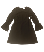 Lark &amp; Ro Dress Womens Size 12 Black Bell Sleeve Party A Line Long Sleev... - £11.60 GBP