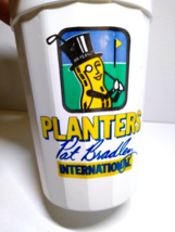 Planters Peanuts Pat Bradley Golfer Plastic Cup Vintage Golf Sports - $18.00