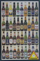 Piatnik Beer Bottles 1000 pc Jigsaw Puzzle - £14.27 GBP