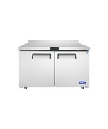 ATOSA MGF8409GR 48&quot; 2 Door Work Top Cooler with Back Splash Casters Free... - $2,471.00