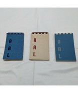 (3) 2.5&quot; X 4&quot; Vintage AAL Aid Association For Lutherans Notepad Blank Pages - $17.81