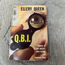 Q.B.I. Mystery Historical Fiction Paperback Book Ellery Queen Pocket Books 1956 - £9.77 GBP