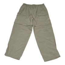 Columbia Beige Khaki Stretch Waist Convertible Fishing Hiking Pants Shor... - $27.99
